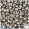 BeadTin Medium Amber Pearl 9mm Barrel Plastic Pony Beads (500pcs)
